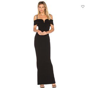Nookie Black Off the Shoulder Dress